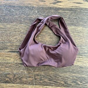 MLP Brown Crisscross Sports Bra